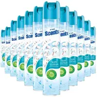 At Home 12x Luchtverfrisser Spray Fris Katoenlinnen 400 ml