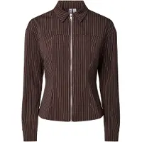 Pieces Blouse bruin / wit