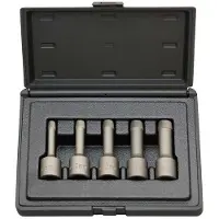 Kippers Rijssen 1/2" Spiraal doppenset, 5dlg, ext.