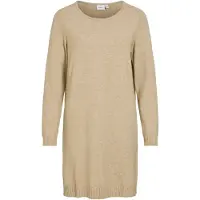 Vila Gebreide jurk 'RIL ' beige