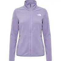 The North Face Functionele fleece jas 'Glacier' lavendel / wit