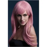 Fever Lange Pruik - Roze