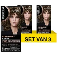 Syoss Aanbieding: Baseline Colors 5-8 Hazelnootbruin Haarverf (3 stuks)