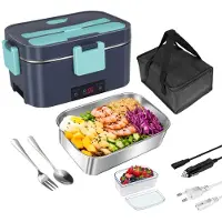 OEM Elektrische lunchbox, snelle opwarming, lekvrij ontwerp, 80W, 2 liter