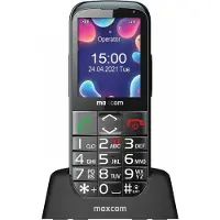 Maxcom Comfort MM724 L, hoogte: 5,59 cm (2,2 inch), 176 x 220 pixels, 1,3 megapixel, 1200 mAh, zwart