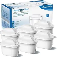 Sonstiges Waterfilterpatronen, vervanging voor Brita Maxtra+, 6 stuks, wit