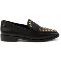 Lazamani Loafers Dames Zwart Leer | Maat 40