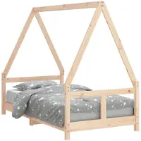 vidaXL Kinderbed, 80x160 cm, massief grenenhout