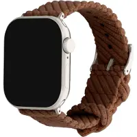 IMoshion Corduroy bandje voor de Apple Watch | 44/45/46/49 mm - Bruin