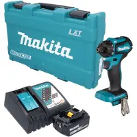 Makita DDF 083 RG1K accu-boorschroevendraaier 18 V 40 Nm 1/4" borstelloos + 1x accu 6,0 Ah + oplader + koffer