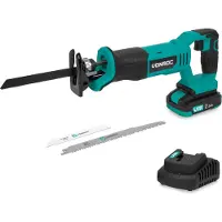 Vonroc Accu Reciprozaag 20V - Incl. 3 Zaagbladen - Incl. 2.0Ah Accu en snellader