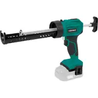 Vonroc Elektrische Kitspuit – Anti-drup, Variabele Snelheid & 120 kg Duwkracht – 1–4 mm/s – 290-310 ml – Zwart