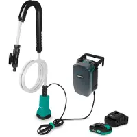 Vonroc Accu Regentonpomp 20V - 80W - 1800 l/u - 1,75 bar | Incl. 2.0Ah accu en snellader