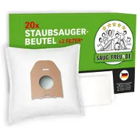 SAUG-FREUnDE | 20 stofzuigzakken geschikt voor PHILIPS | PH 2