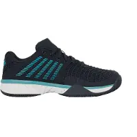 K-swiss Tennisschoen Men Express Light 3 Clay Carbon/Blanc/Baltic-Schoenmaat 42,5