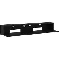 vidaXL Bureau, zwart, eikenlook, 152 x 36 x 19,5 cm