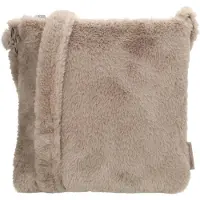 Beagles Faux Fur Schoudertas Barakaldo Licht Taupe