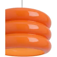 Eglo Tortora Hanglamp - E27 - Ø 30 cm - Chroom/Oranje