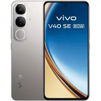 Vivo V40 SE, 80W, 16,9 cm (6,67 inch), 8 GB RAM, 256 GB opslag, 50 MP camera, Android 14, zilverkleurig