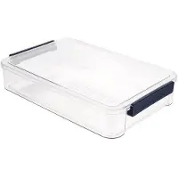 OEM Draagbare documentenkoffer, transparante, stapelbare plastic opbergbox voor A4-documenten en kantoorbenodigdheden