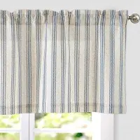 OEM Verduisteringsgordijn voor blinden - lichtdoorschijnend voor privacy - 1 stuk - blauw op beige - 125 x 45 cm