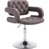 BellaFurn Kunstleren fauteuil - Moderne fauteuil - In hoogte verstelbaar voor optimaal comfort | Kleur: Bruin