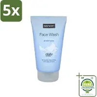 Sence 5 x - Alle Huidtypes - Face Wash - Verfrissend - 150 ml - Grootverpakking - Face Wash - Huid Reinigen - Huid Verzorgen - Huid Verzorging - Huidtype