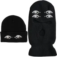 OEM Gebreide ski-maskers, wintermuts met 3 gaatjes, winddicht