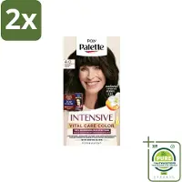 Schwarzkopf Poly Palette – Haarverf – 4-0 Donkerbruin – 115 ml - Voordeelverpakking - 2 stuks - Haarkleur - Haarkleuring