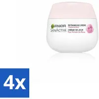 Garnier 4 x - SkinActive - Botanische Dagcrème - Rozenwater - Droge & Gevoelige Huid - 50 ml - Dagcrème - Rozenwater - Droge Huid - Gevoelige Huid - Hydraterende Crème