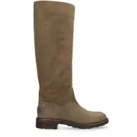 Shabbies Amsterdam Women Alyd Tuba Waxed Suede Taupe-Schoenmaat 39