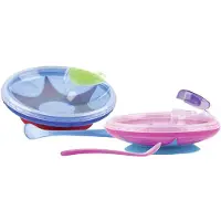 Nuby Warmtebehoudend bordje met zuignap & lepel