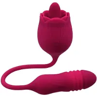Evolved Novelties Evolved - Wild Rose Tong Vibrator - Rood