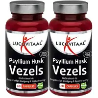 Lucovitaal 2x Psyllium Husk Vezels 60 capsules