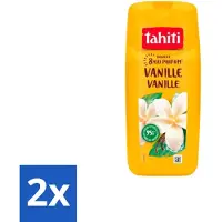Tahiti 2 x – Douchegel – Vanille - 315 ml - Douchegel Vanille - Warme Geur - Huid Verzorgen - Schuim Douchegel - Sheabutter
