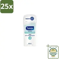 Sanex 25 x – Deodorant Stick – Dermo Active Freshness – 65 ml - Grootverpakking - Deodorantstick - Frisheid - Huidbescherming - Zachte Textuur - Langdurige Frisheid