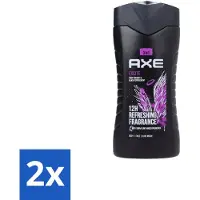 Axe 2 x – Douchegel – Excite – 250 ml - Douchegel - Frisheid - Geur - Mannelijke Geur - Excite