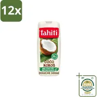 Tahiti – Douchegel – Coco - 315 ml - Voordeelverpakking - 12 stuks - Tropisch - Ontspannen douche