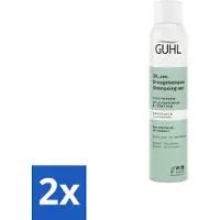 Guhl 2 x – Droogshampoo – Pure Frisheid 30 sec – 200 ml - Droogshampoo - Fris Haar - Schoon Haar - Watermunt - Niacinamide
