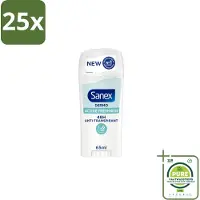 Sanex 25 x – Deodorant Stick – Dermo Active Freshness – 65 ml - Grootverpakking - Deodorantstick - Frisheid - Huidbescherming - Zachte Textuur - Langdurige Frisheid