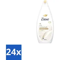 Dove 24 x – Badcrème – Soft – 720 ml - Douchegel - Zachte Reiniging - Zijdezachte Huid - Glycerine - Schuim