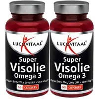 Lucovitaal 2x Super Visolie Omega 3 60 capsules