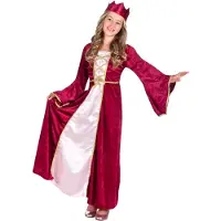 Muovijalelu Kinderkostuum Renaissance koningin