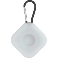 Mobigear Square Key Siliconen Sleutelhanger voor Apple AirTag - Transparant
