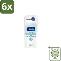 Sanex – Deodorant Stick – Dermo Active Freshness – 65 ml - Voordeelverpakking - 6 stuks - Huidbescherming - Zachte textuur