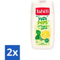 Tahiti 2 x – Douchegel – Yuzu Peps Yuzu & Munt - 250 ml - Douchegel Yuzu Munt - Frisse Douchegel - Yuzu En Munt - Energieke Douchegel - Verkoelende Douchegel