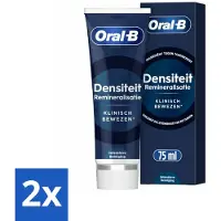 Oral-B 2 x - Pro Science – Tandpasta – Clinical Density – 75 ml - Tandpasta - Remineralisatie - Calciumverlies - Glazuurbescherming - Zuurerosie