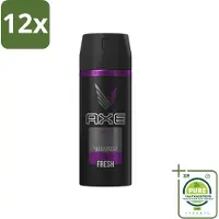 Axe Deodorant Bodyspray Excite 150 ml - Voordeelverpakking - 12 stuks - excite - Deodorant spray