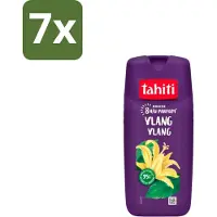 Tahiti 7 x – Douchegel – Ylang Ylang - 315 ml - Douchegel Ylang Ylang - Ylang Ylang Douchegel - Douchegel Voor Huidverzorging - Exotische Geur Douchegel - Milde Douchegel