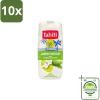 Tahiti 10 x – Douchegel – Exotische Tuin Jasmijn & Limoen - 315 ml - Grootverpakking - Douchegel - Jasmijn - Limoen - Exotisch - Geur
